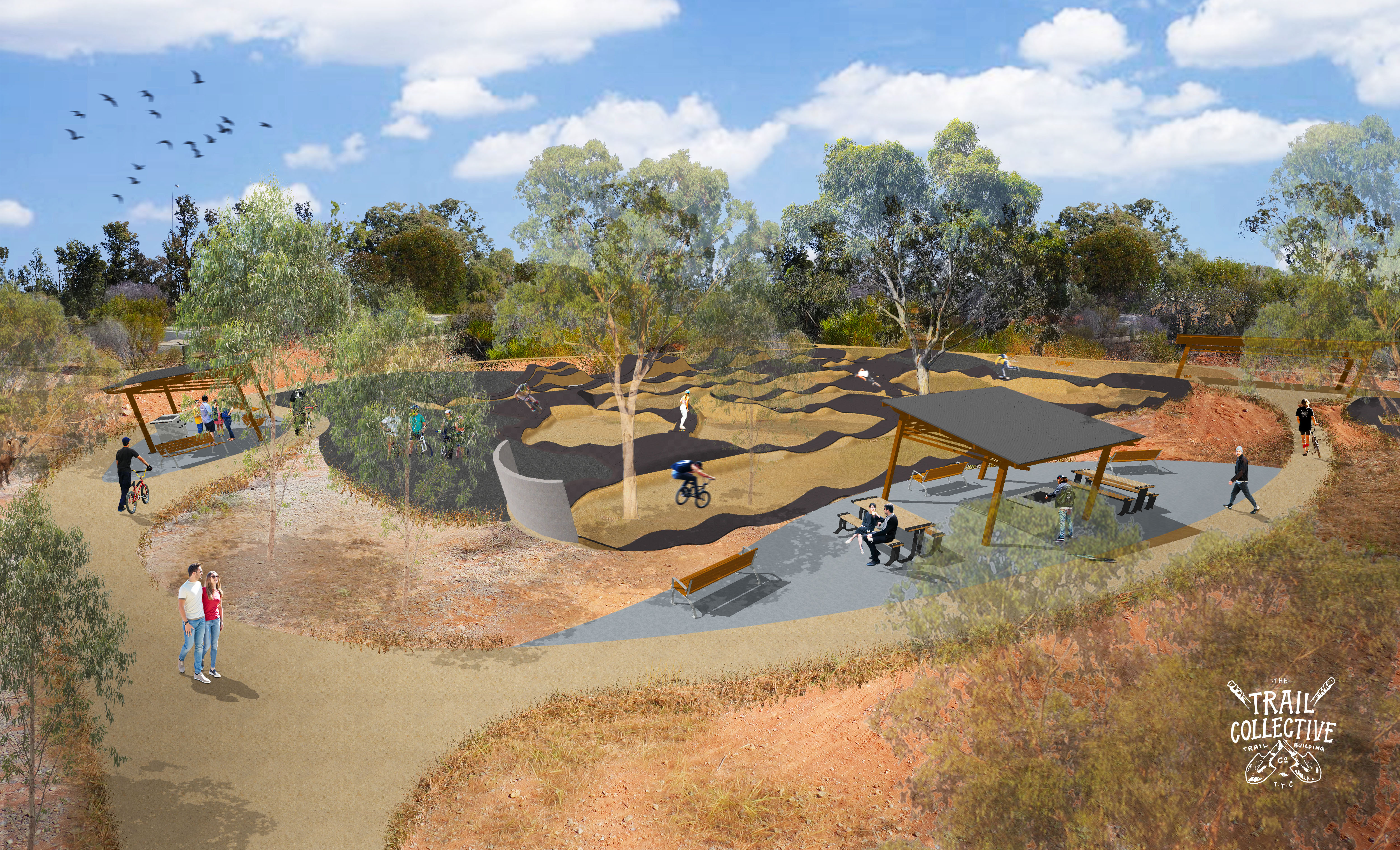 Pump track concept design 1 Pump track concept design