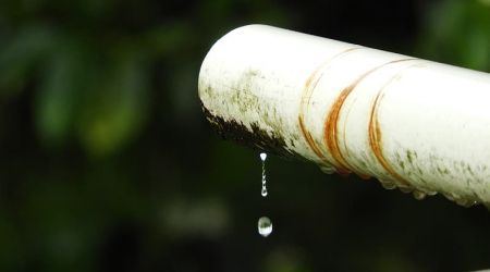 water pipe leak