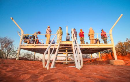 Arid recovery viewing deck close up