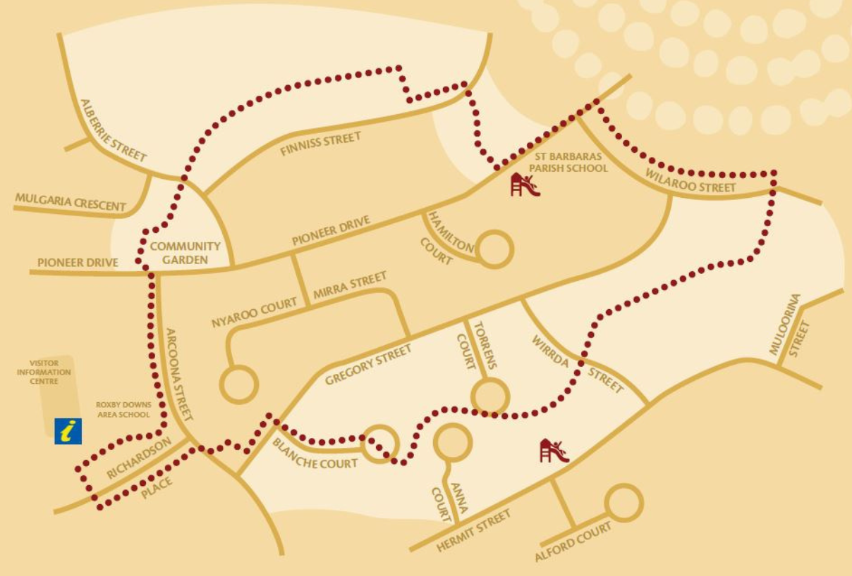 Emu walking trail map